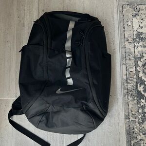 Nike Elite Black Backpack with Silver Reflective Stripe